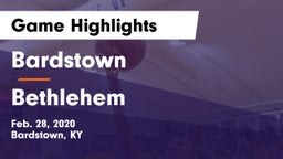 Bardstown  vs Bethlehem Game Highlights - Feb. 28, 2020