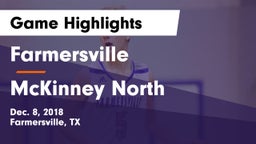 Farmersville  vs McKinney North  Game Highlights - Dec. 8, 2018