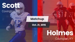 Matchup: Scott  vs. Holmes  2016