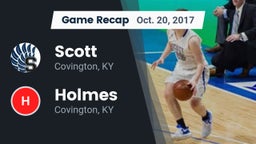 Recap: Scott  vs. Holmes  2017