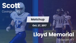 Matchup: Scott  vs. Lloyd Memorial  2017