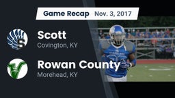 Recap: Scott  vs. Rowan County  2017