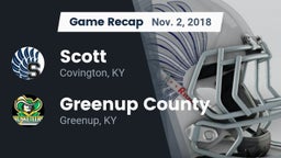 Recap: Scott  vs. Greenup County  2018