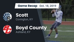 Recap: Scott  vs. Boyd County  2019