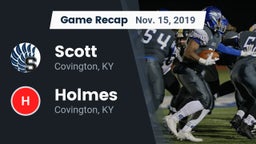 Recap: Scott  vs. Holmes  2019