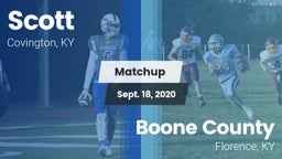 Matchup: Scott  vs. Boone County  2020