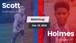 Matchup: Scott  vs. Holmes  2020