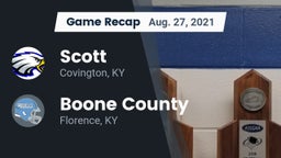 Recap: Scott  vs. Boone County  2021