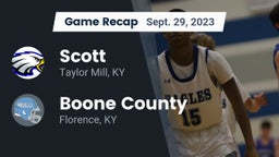 Recap: Scott  vs. Boone County  2023