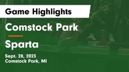 Comstock Park  vs Sparta  Game Highlights - Sept. 28, 2023