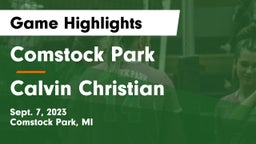 Comstock Park  vs Calvin Christian  Game Highlights - Sept. 7, 2023