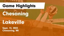 Chesaning  vs Lakeville  Game Highlights - Sept. 13, 2022