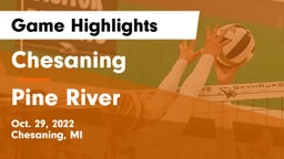 Chesaning  vs Pine River  Game Highlights - Oct. 29, 2022