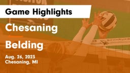 Chesaning  vs Belding  Game Highlights - Aug. 26, 2023