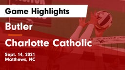 Butler  vs Charlotte Catholic  Game Highlights - Sept. 14, 2021