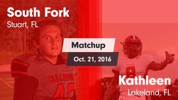 Matchup: South Fork High vs. Kathleen  2016