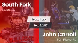 Matchup: South Fork High vs. John Carroll  2017
