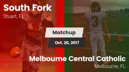 Matchup: South Fork High vs. Melbourne Central Catholic  2017