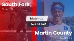 Matchup: South Fork High vs. Martin County  2018