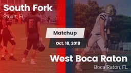 Matchup: South Fork High vs. West Boca Raton  2019