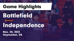 Battlefield  vs Independence  Game Highlights - Nov. 28, 2023
