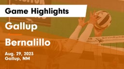 Gallup  vs Bernalillo  Game Highlights - Aug. 29, 2023