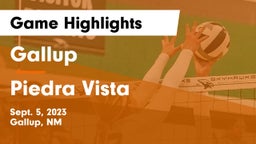 Gallup  vs Piedra Vista  Game Highlights - Sept. 5, 2023