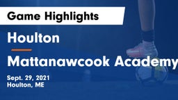 Houlton  vs Mattanawcook Academy Game Highlights - Sept. 29, 2021