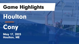 Houlton  vs Cony  Game Highlights - May 17, 2023