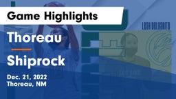 Thoreau  vs Shiprock  Game Highlights - Dec. 21, 2022