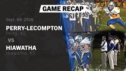 Recap: Perry-Lecompton  vs. Hiawatha  2016
