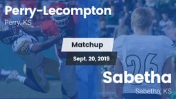 Matchup: Perry-Lecompton vs. Sabetha  2019