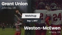 Matchup: Grant Union High vs. Weston-McEwen  2017