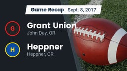 Recap: Grant Union  vs. Heppner  2017