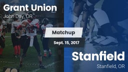 Matchup: Grant Union High vs. Stanfield  2017