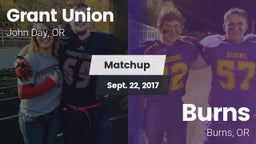 Matchup: Grant Union High vs. Burns  2017
