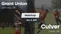Matchup: Grant Union High vs. Culver  2017