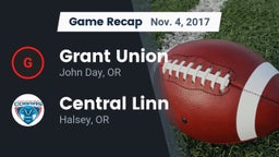 Recap: Grant Union  vs. Central Linn  2017