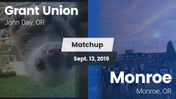 Matchup: Grant Union High vs. Monroe  2019
