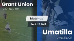 Matchup: Grant Union High vs. Umatilla  2019