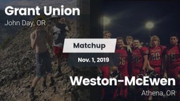 Matchup: Grant Union High vs. Weston-McEwen  2019