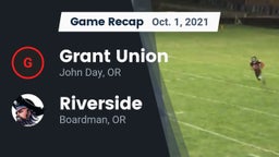 Recap: Grant Union  vs. Riverside  2021