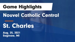 Nouvel Catholic Central  vs St. Charles Game Highlights - Aug. 25, 2021