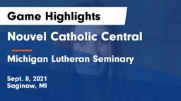 Nouvel Catholic Central  vs Michigan Lutheran Seminary Game Highlights - Sept. 8, 2021