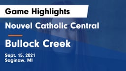 Nouvel Catholic Central  vs Bullock Creek  Game Highlights - Sept. 15, 2021