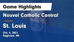 Nouvel Catholic Central  vs St. Louis Game Highlights - Oct. 6, 2021