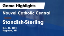 Nouvel Catholic Central  vs Standish-Sterling  Game Highlights - Oct. 13, 2021