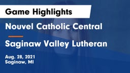 Nouvel Catholic Central  vs Saginaw Valley Lutheran Game Highlights - Aug. 28, 2021