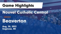 Nouvel Catholic Central  vs Beaverton  Game Highlights - Aug. 30, 2022