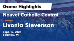 Nouvel Catholic Central  vs Livonia Stevenson Game Highlights - Sept. 10, 2022
